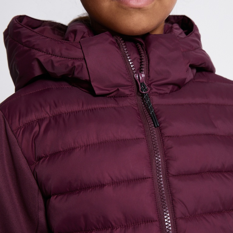 Hybrid jacket "Edsbyn" Aubergine